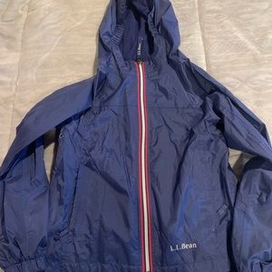 LLBean boys rain coat